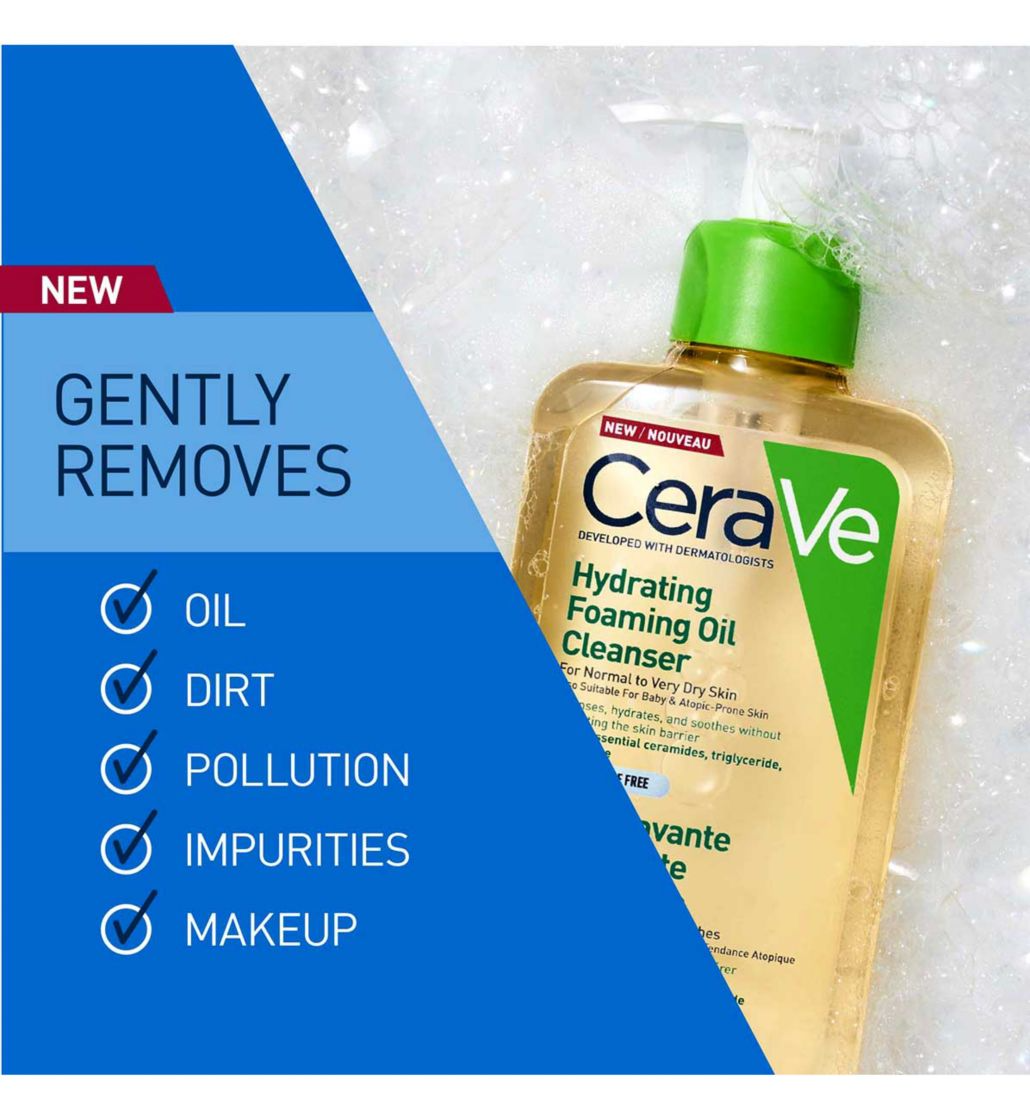 CERAVE HYDRATING FOAMING OIL CLEANSER