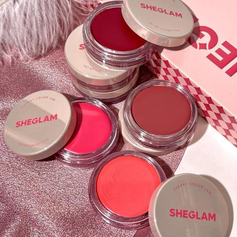 SHEGLAM LIP AND CHEEK CREAM BLUSH  FULL BUNDLE SET